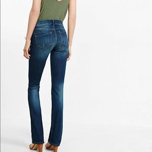 Mid Rise Barely Boot Express Jeans